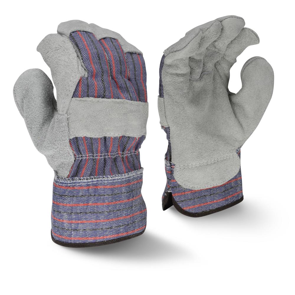 RWG3111 Economy Shoulder Gray Split Leather Glove - Size L