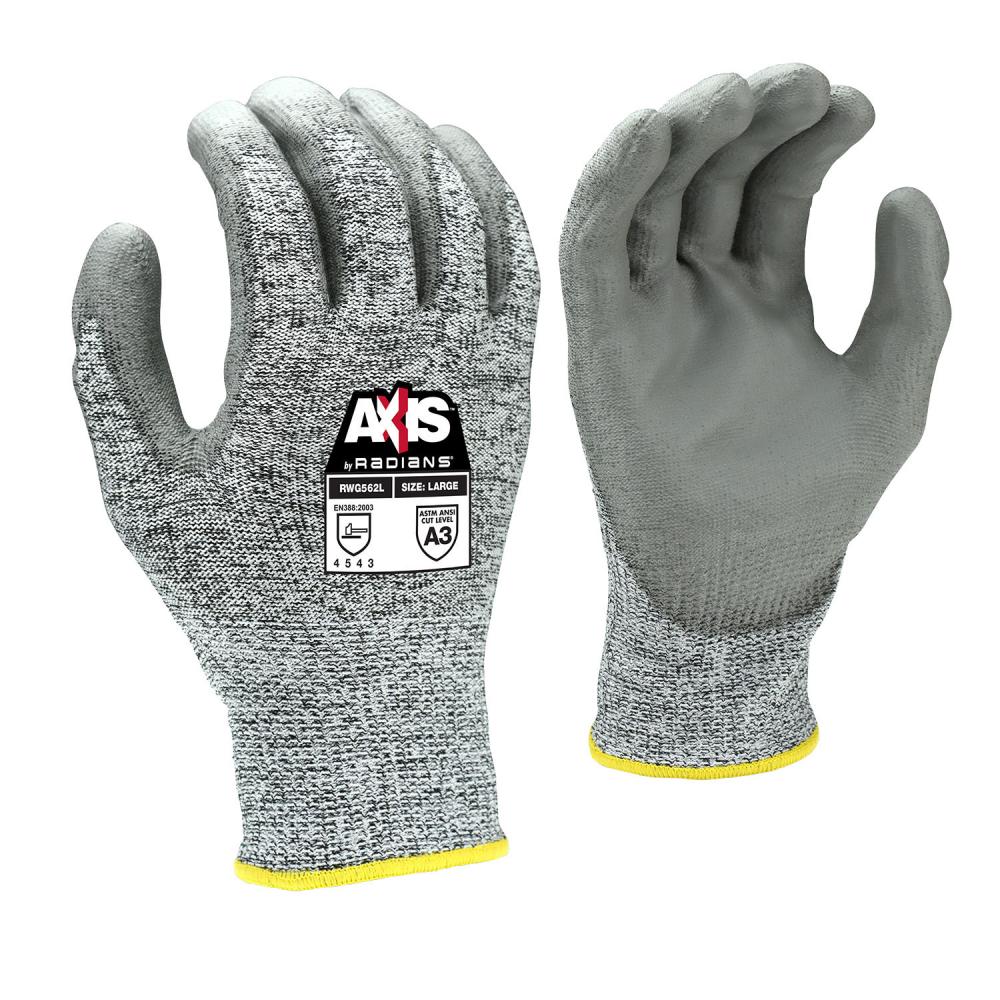 RWG562 AXIS™ Cut Protection Level A3 PU Coated Glove - Size 2X