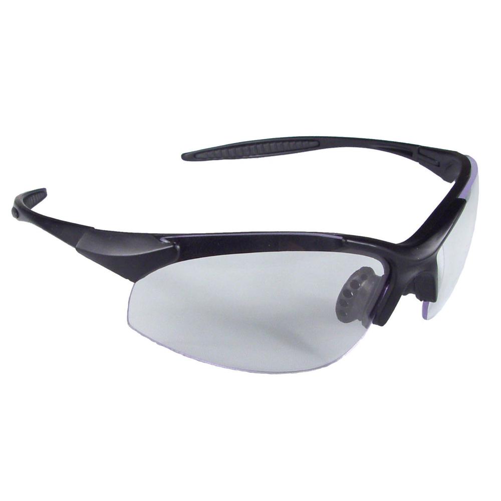 Rad-Infinity™ Safety Eyewear - Black Frame - Clear Lens