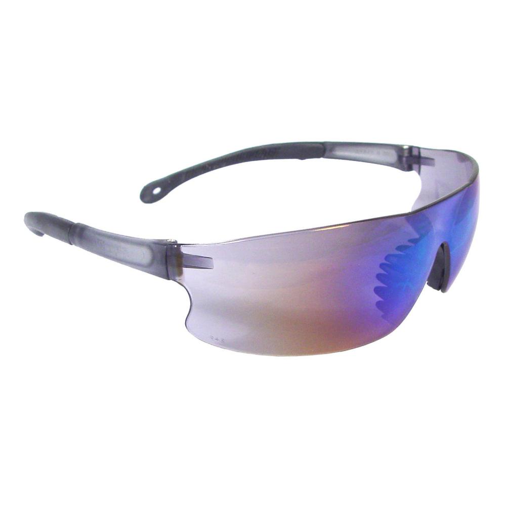 Rad-Sequel™ Safety Eyewear - Blue Mirror Frame - Blue Mirror Lens