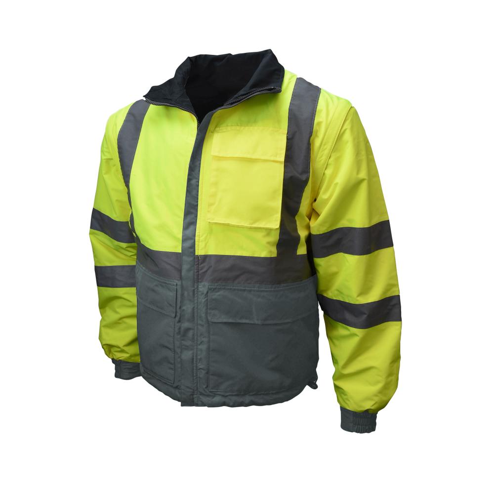 SJ07-3ZDS Reversible Four-in-One Windbreaker with Zip-Off Sleeves - Size 4X
