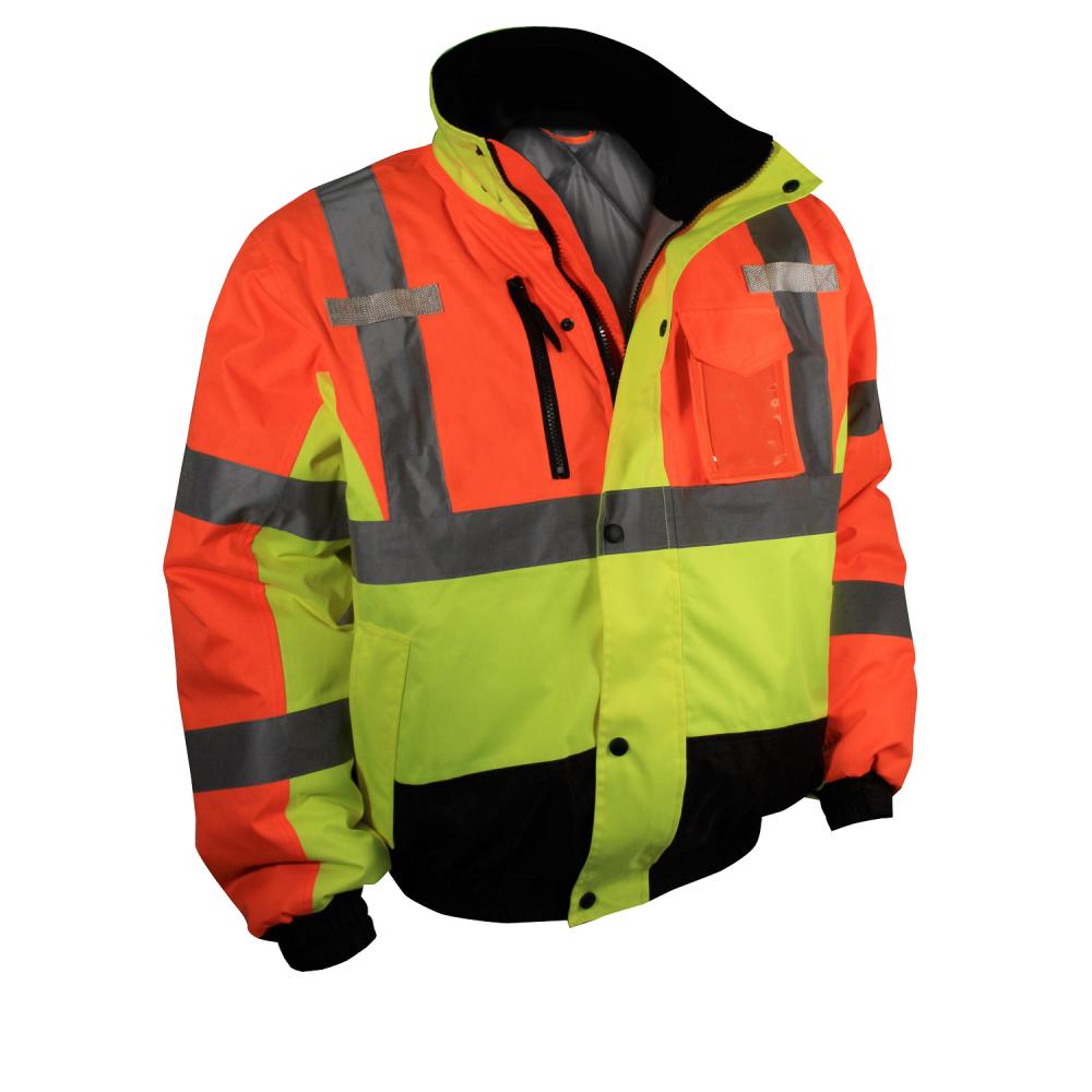 SJ12-3 Weatherproof Multi-Color Bomber Jacket with Quilted Built-In Liner - Size 3X