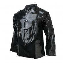 Radians 25251-01-2-BLK-5X - 251SJ Iron Shield Jacket with Snaps - Black - Size 5X