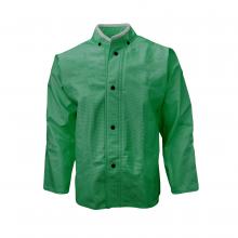 Radians 56001-01-2-GRN-5X - 56SJ Dura Quilt Jacket with Snaps for Hood - Green - Size 5X