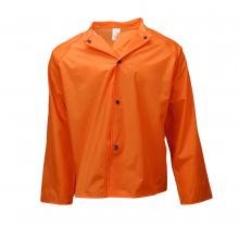 Radians 77001-01-2-ORG-4X - 77SJ Sani Light Jacket with Snaps - Orange - Size 4X