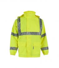 Radians 91001-40-2-LIM-3X - 9100APK Air-Tex Parka with Hood - Lime - Size 3X