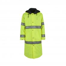 Radians 97001-33-2-LBK-4X - 9700RCH Responder Reversible Coat - Hi-Vis Lime/Black - Size 4X