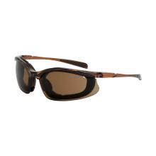 Radians 867 AF - Concept Foam Lined Safety Eyewear - Black Frame - HD Brown Anti-Fog Lens