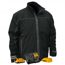 Radians DCHJ072D1-3X - Men's Heated Lightweight Soft Shell Jacket Kitted - Black - Size 3X