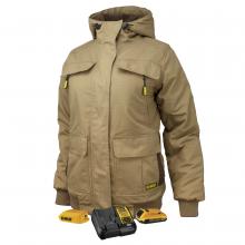 Radians DCHJ092D1-S - Women’s Heavy Duty Ripstop Heated Jacket Kitted - Dune - Size S