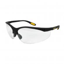 Radians DPG59-115D - DPG59 Reinforcer RX™ Safety Glass - Black Frame - Clear Lens - 1.5 Diopter