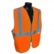 Radians HV-5ANSI-PCZ-S - 5ANSI-PCZ Type R Class 2 Safety Vest - 3.5oz Poly Mesh - Orange - Size S