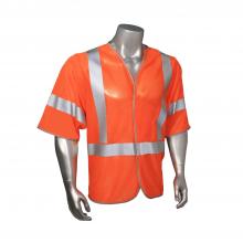 Radians HV-6ANSI-C3-3XL - HV-6ANSI-C3 2.7oz Micro Mesh Safety Vest - Orange - Size 3X