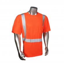 Radians HV-TS-P-2XL - Hydrowick Short Sleeve Solid Safety T-Shirt - Orange - Size 2X