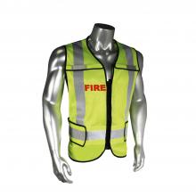 Radians LHV-5-PC-ZR-FIR-R - LHV-5-PC-ZR-EMS EMS Safety Vest - Fire - Black Trim - Green - Size M-XL