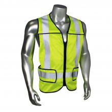 Radians LHV-5-PC-ZR-SHF-R - LHV-5-PC-ZR-EMS EMS Safety Vest - Sheriff - Black Trim - Green - Size M-XL