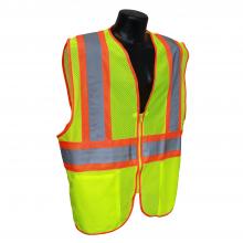 Radians LHV-5ANSI-CT-2XL - LHV-5ANSI-CT Type R Class 2 3.5oz Poly Mesh Safety Vest - Green - Size 2X