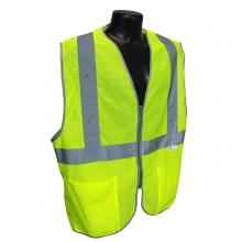 Radians LHV-5ANSI-PCZ-S - 5ANSI-PCZ Type R Class 2 Safety Vest - 3.5oz Poly Mesh - Green - Size S