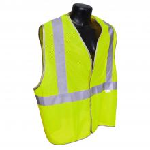 Radians LHV-5ANSI-PC-4XL - 5ANSI-PC Type R Class 2 Safety Vest - 3.5oz Poly Mesh - Green - Size 4X