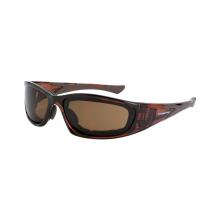 Radians 24116 AF - MP7 Foam Lined Safety Eyewear - Crystal Brown Frame - HD Brown Anti-Fog Lens