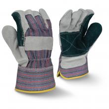 Radians RWG3200JPL - RWG3200JP Regular Shoulder Gray Split Cowhide Leather Glove - Size L