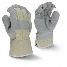 Radians RWG3400WL - RWG3400W Side Split Gray Cowhide Leather Glove - Size L