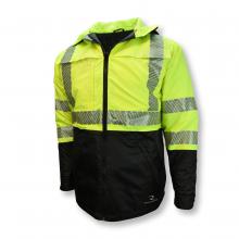Radians SJ04-3SGR-3X - SJ04 Reversible Ripstop Water Repellent Jacket - Size 3X