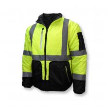 Radians SJ510-3ZGS-4X - SJ510 Quilted Reversible Four-in-One Jacket with Zip-Off Sleeves - Size 4X