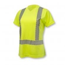 Radians ST11W-2PGS-XL - ST11 Class 2 High Visibility Women's Safety T-Shirt with Max-Dri™ - Green - Size XL