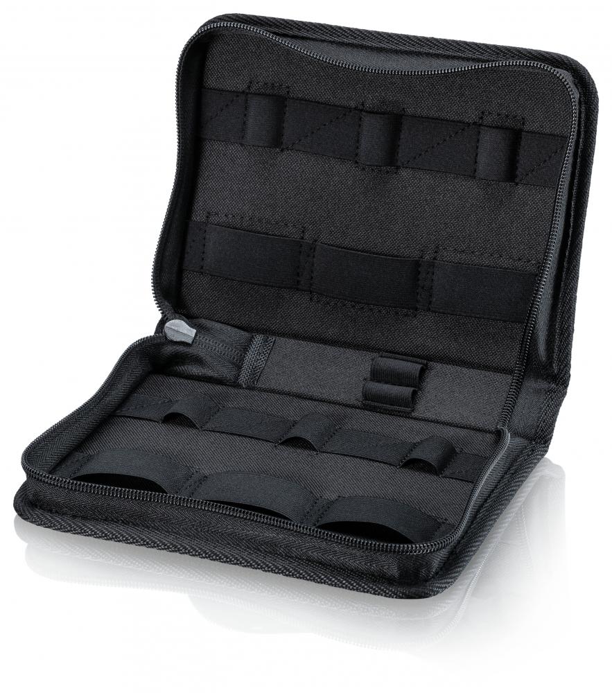 6 1/4&#34; 8 Pc Electronics Zipper Pouch, Empty