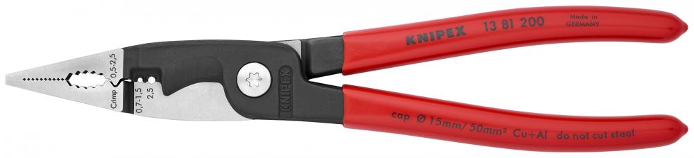 8&#34; 6-in-1 Electrical Installation Pliers-Metric Wire