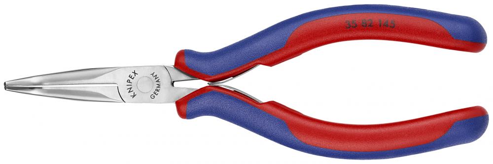 5 3/4&#34; Electronics 45° Angled Pliers-Half Round Tips