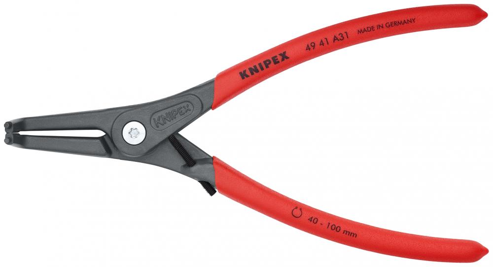 8 1/2&#34; External 90° Angled Precision Snap Ring Pliers-Limiter