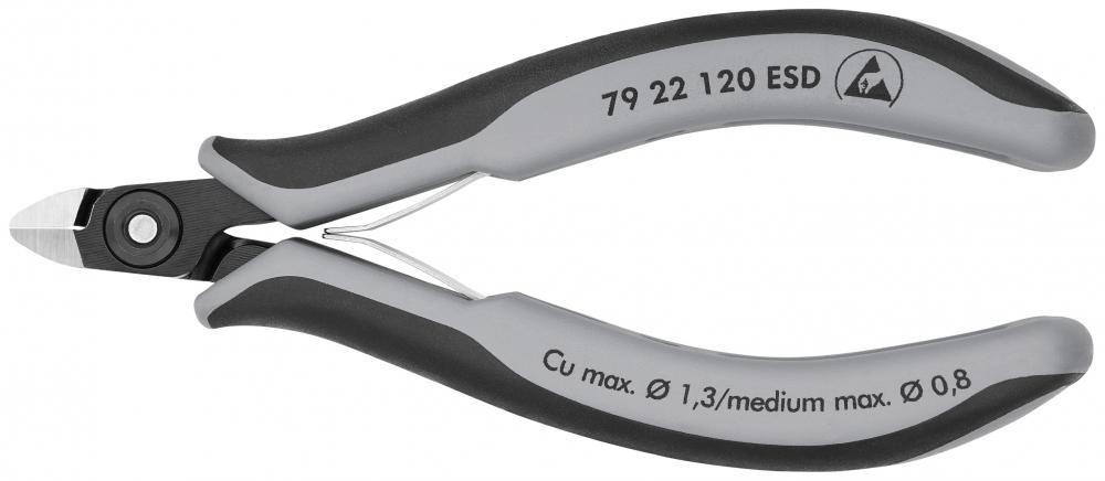 4 3/4&#34; Electronics Diagonal Cutters-ESD Handles
