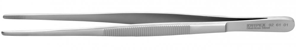 8&#34; Stainless Steel Gripping Tweezers-Blunt Tips