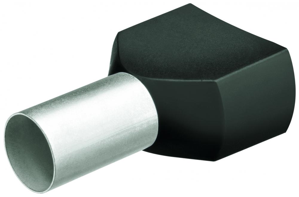 16 AWG (1.5 mm²) Twin Wire End Ferrule With Collar