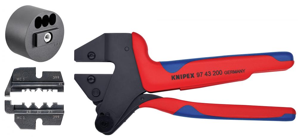 10 1/2&#34; Crimp System Pliers and Crimp Die: Solar Connectors for MC3 Multi Contact& Locator