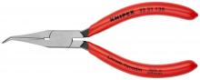 Knipex Tools 32 31 135 - 5 1/4" Long Nose Relay Adjusting 40° Angled Pliers-Flat Tips
