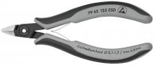 Knipex Tools 79 62 125 ESD - 5" Electronics Diagonal Cutters-ESD Handles