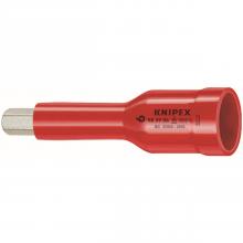 Knipex Tools 98 49 08 - Hex Socket, 1/2" Drive-1000V Insulated, 8 mm