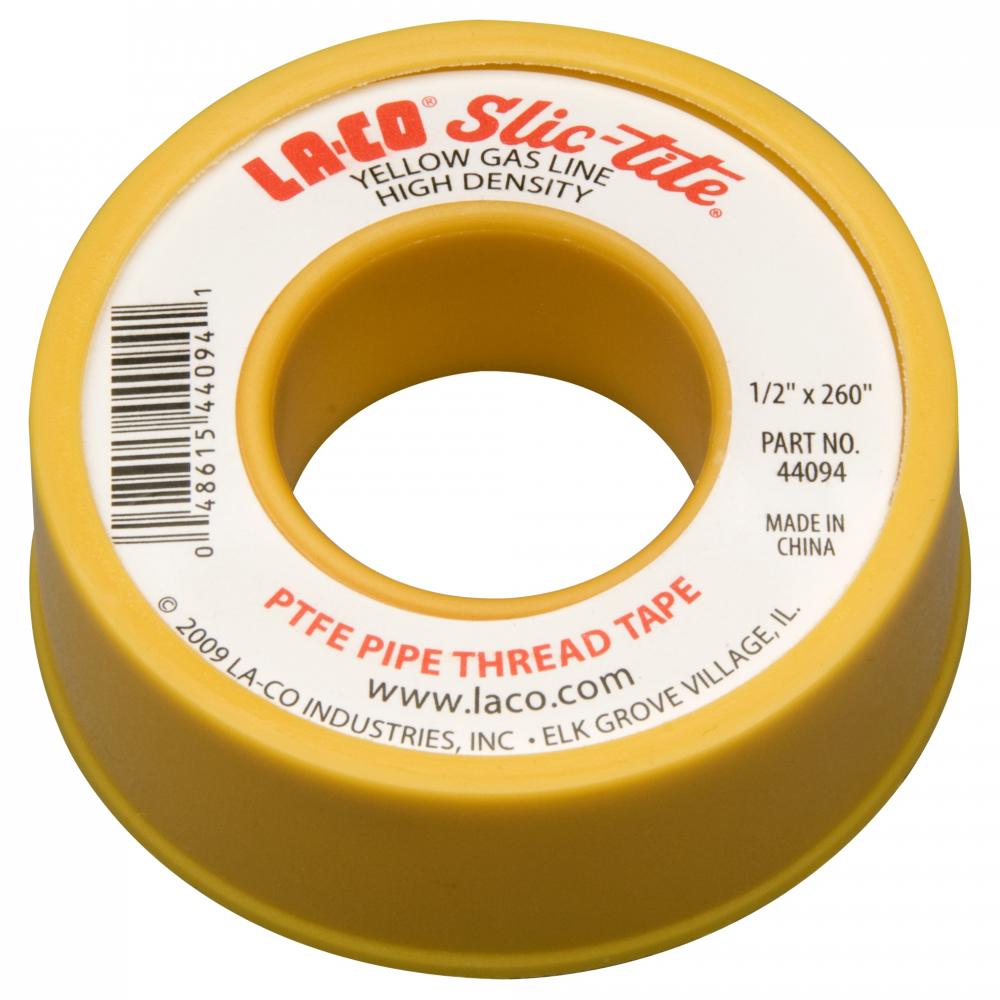 TAPE SLIC-TITE 1/2&#34; X 260&#34; YELLOW