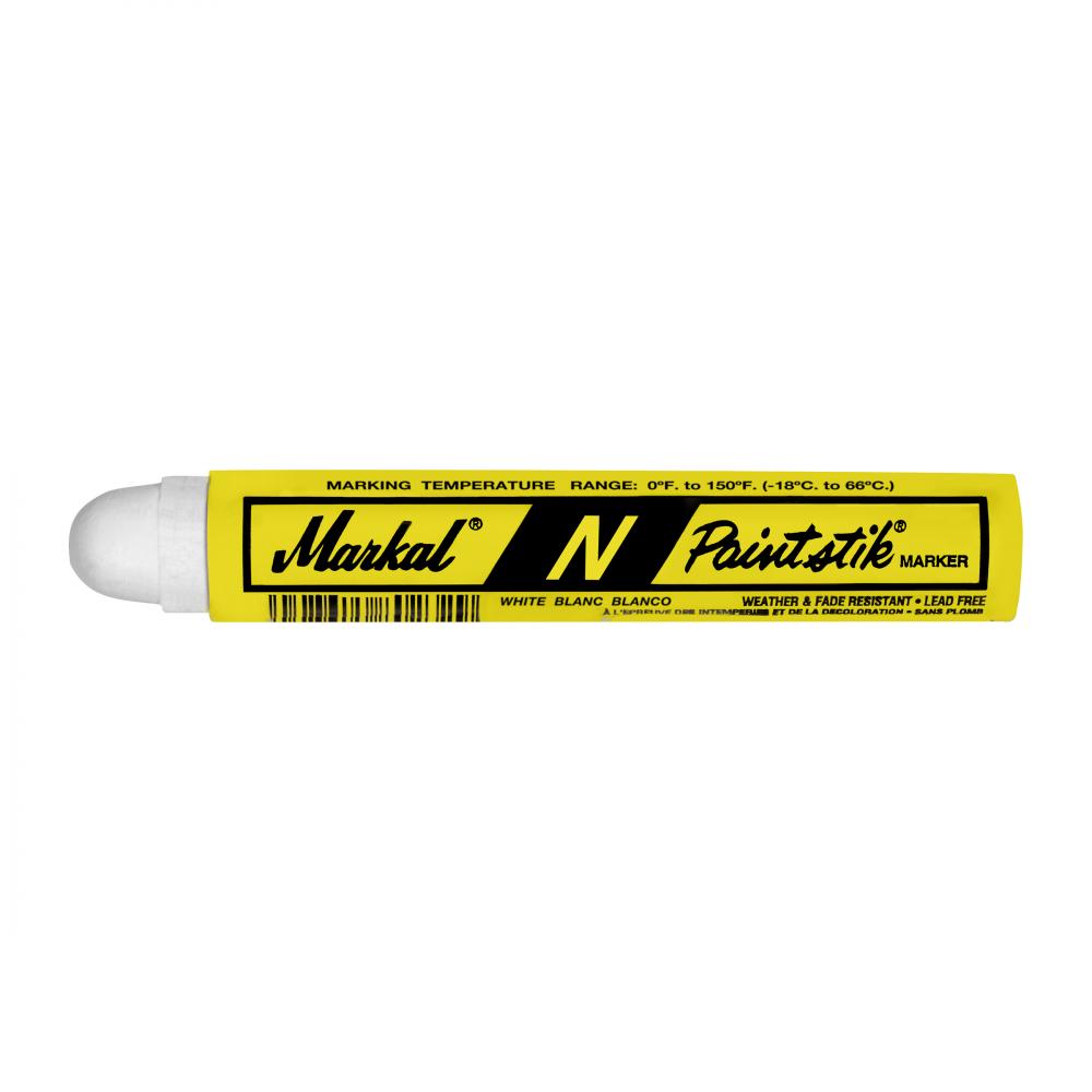 Paintstik®+ Non-Bleed Thru Solid Paint Marker, White