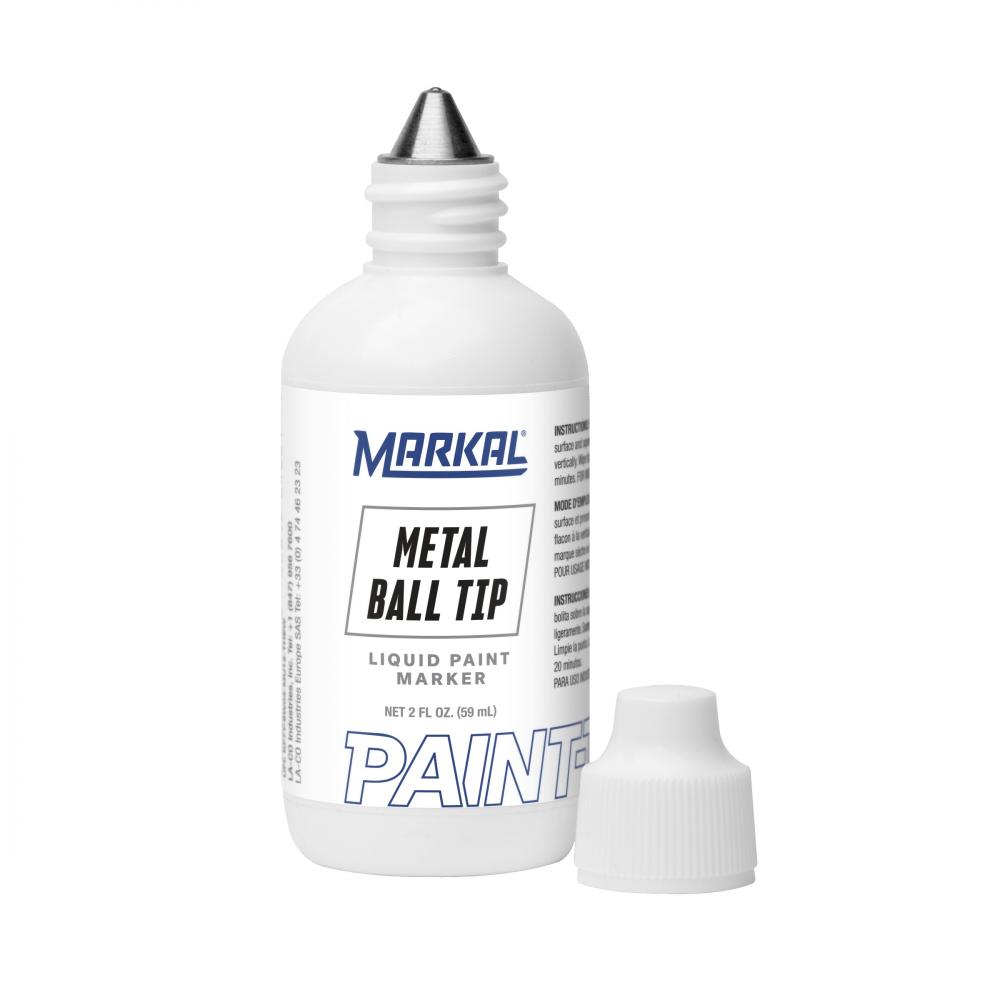 Paint-Riter® Metal Ball Tip Liquid Paint Marker, White