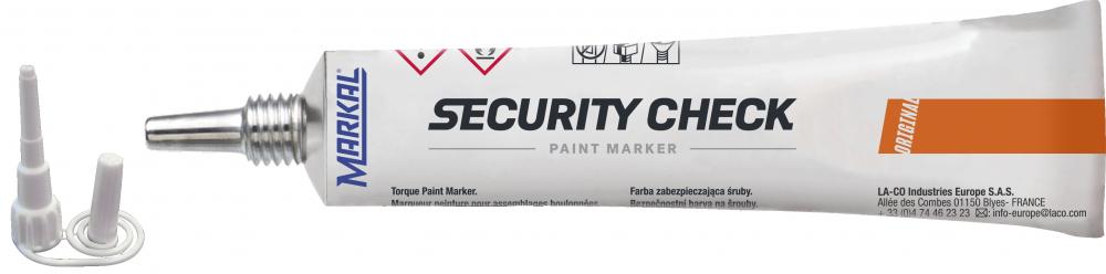 Security Check Paint Marker, Orange