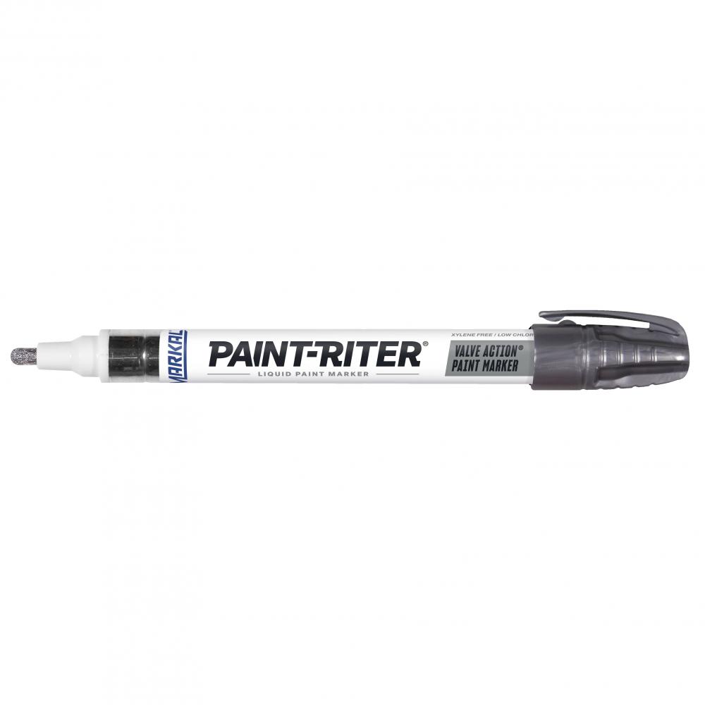 Paint-Riter® Valve Action® Liquid Paint Marker, Aluminum