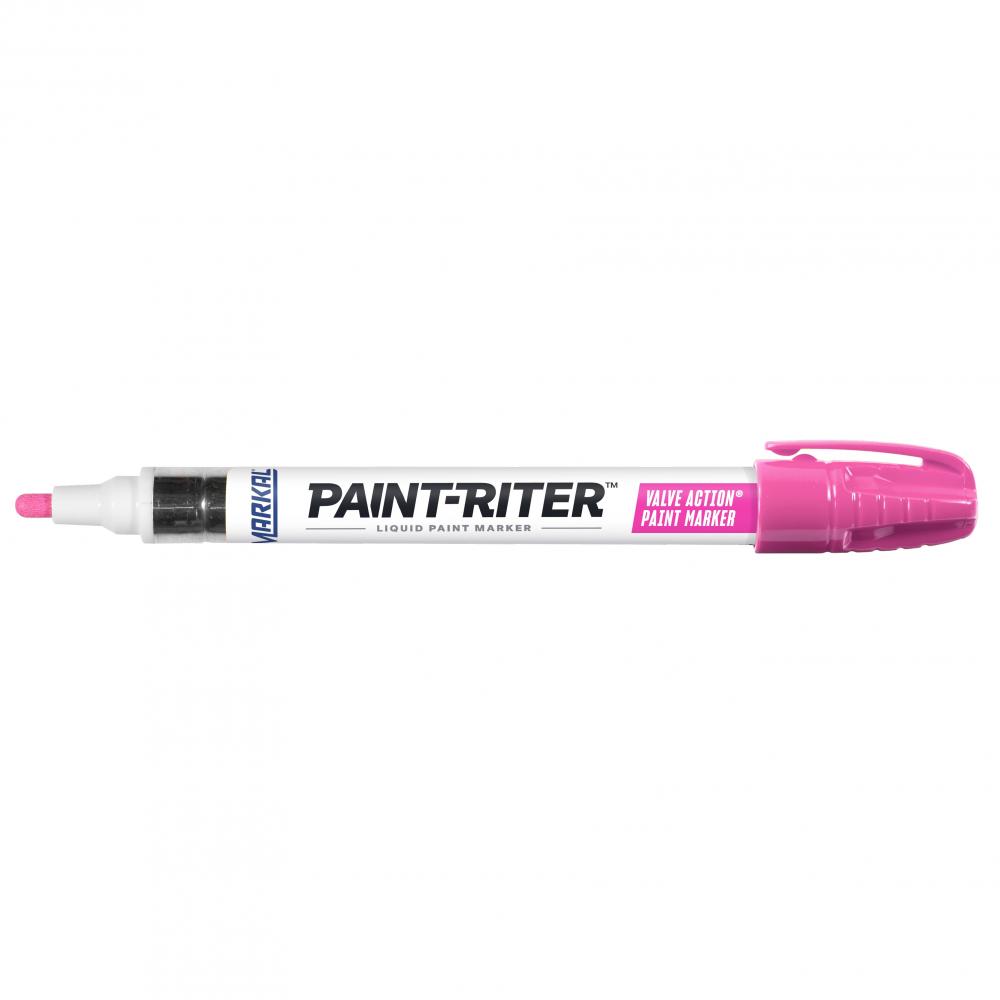 Paint-Riter® Valve Action® Liquid Paint Marker, Fluorescent Pink
