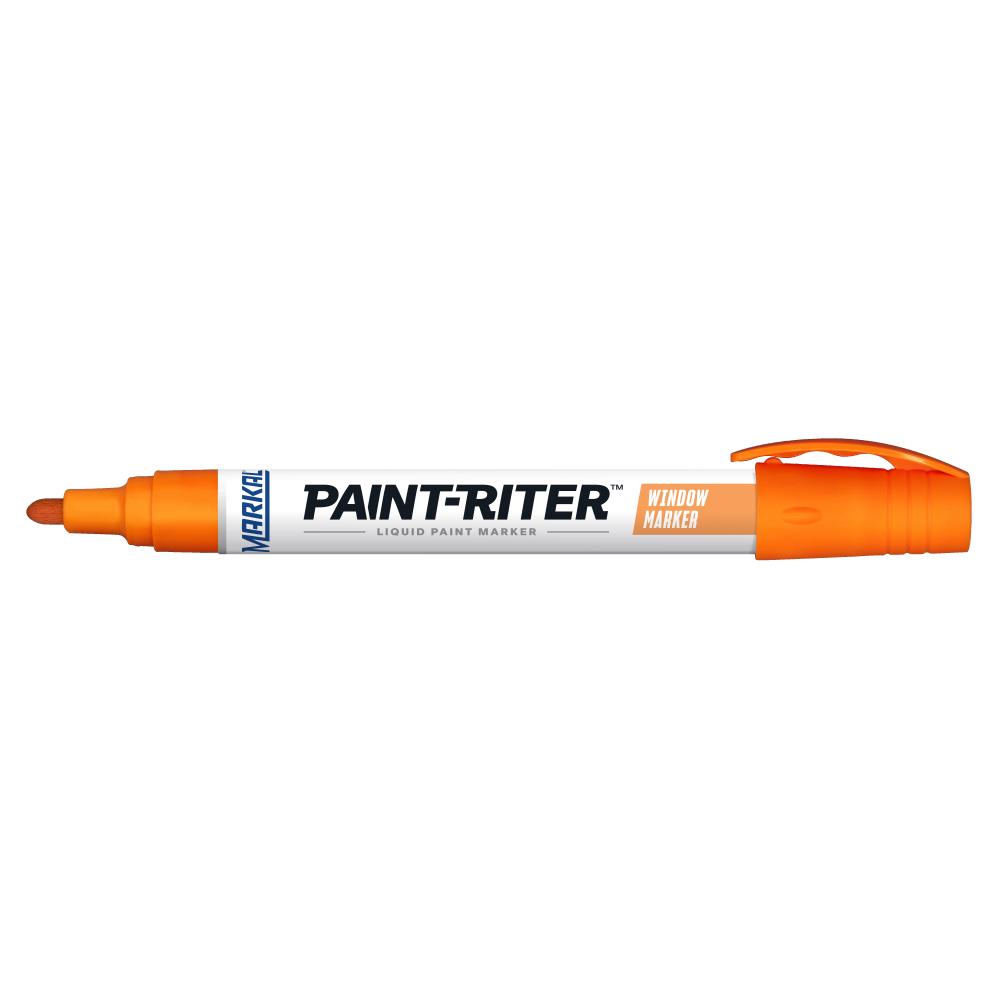 Paint-Riter® Window Marker Removable Paint Marker, Fluorescent Orange
