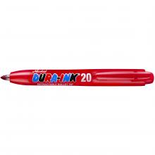 LA-CO 96576 - DURA INK 20 RETRACTABLE RED