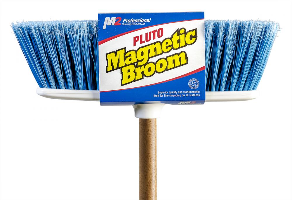 Pluto Lrg Indoor Flat Mag Broom Head only Blue