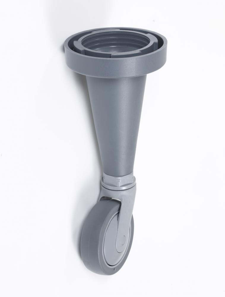 125Mm Rubber Wheel (These Wheels Allow You To Use The Foot Pedal For Bin Bag Lid